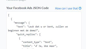 Les 3.3. De Facebook Ads JSON